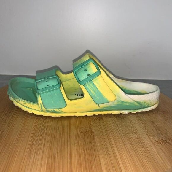 Birkenstock Arizona EVA Women’s 7 Men’s 5 Double Strap Sandals Slides Slip On - Picture 1 of 13